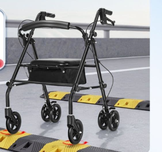 シルバーカー 座れる機能付き高齢者用双輪歩行補助車