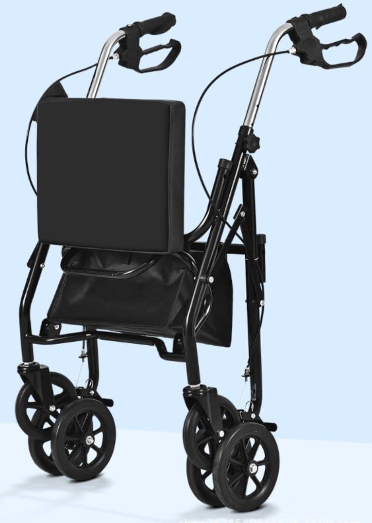 シルバーカー 多機能折りたたみ式シルバーカー座面付き買い物カート