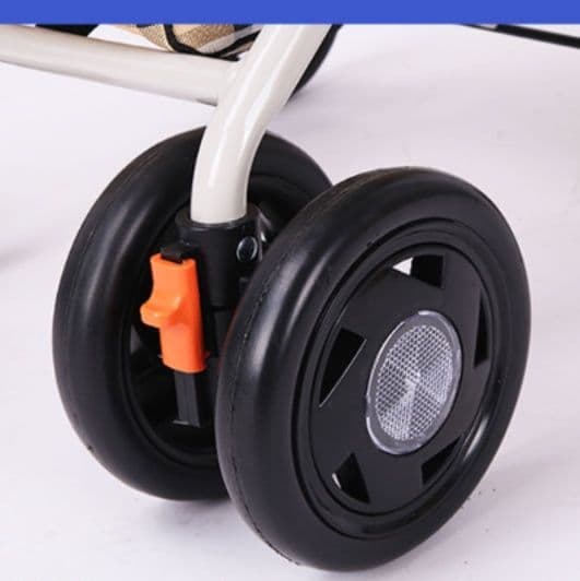 シルバーカー 折りたたみ式座面付き四輪軽量歩行車