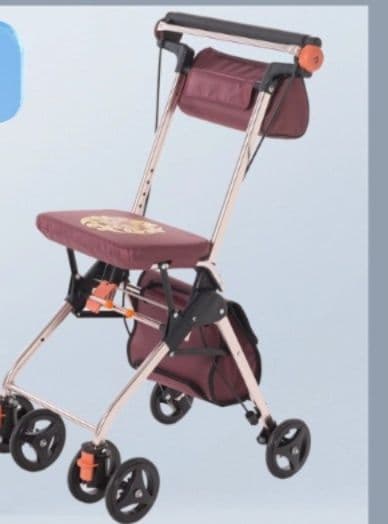 シルバーカー 座れる多機能折りたたみ式シルバーカー
