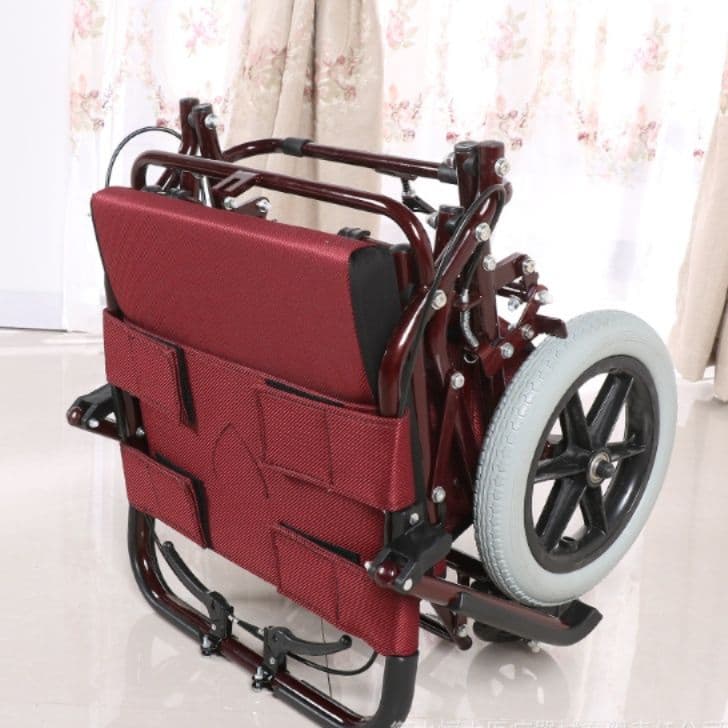 シルバーカー 座面付き四輪折りたたみ式軽量シルバーカー
