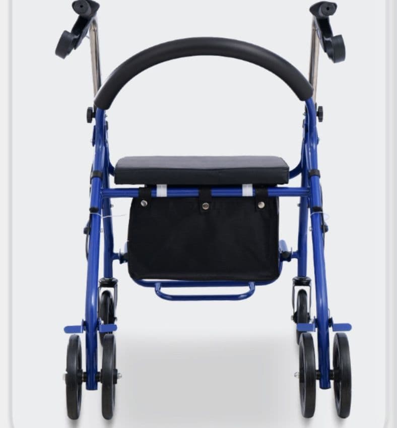 シルバーカー 座れる四輪歩行器折りたたみ式買い物対応
